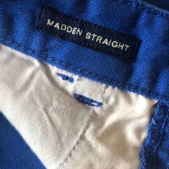 Royal Blue Straight Leg Jeans - Picture 6 of 6